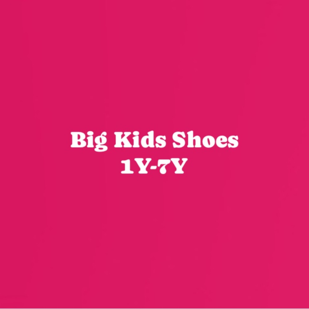 Kids Shoes Sizes 1Y-7Y